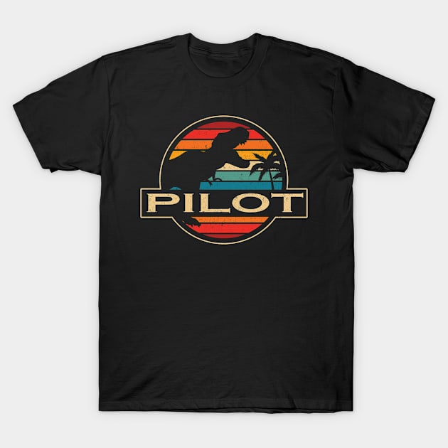 Pilot Dinosaur T-Shirt by SusanFields